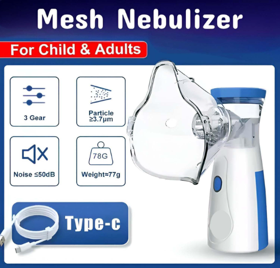 Pure Breath™ Rechargeable Portable Nebulizer